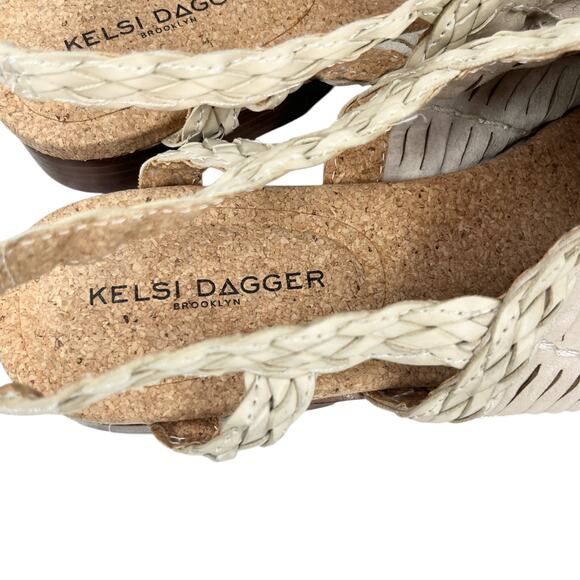 Kelsi Dagger Brooklyn Spencer Slingback Mule Macaroon Cream 10 - Picture 6 of 11